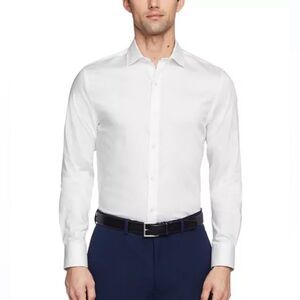 NWT | TOMMY HILFIGER TH Flex Slim Fit Wrinkle Free Stretch Twill Shirt